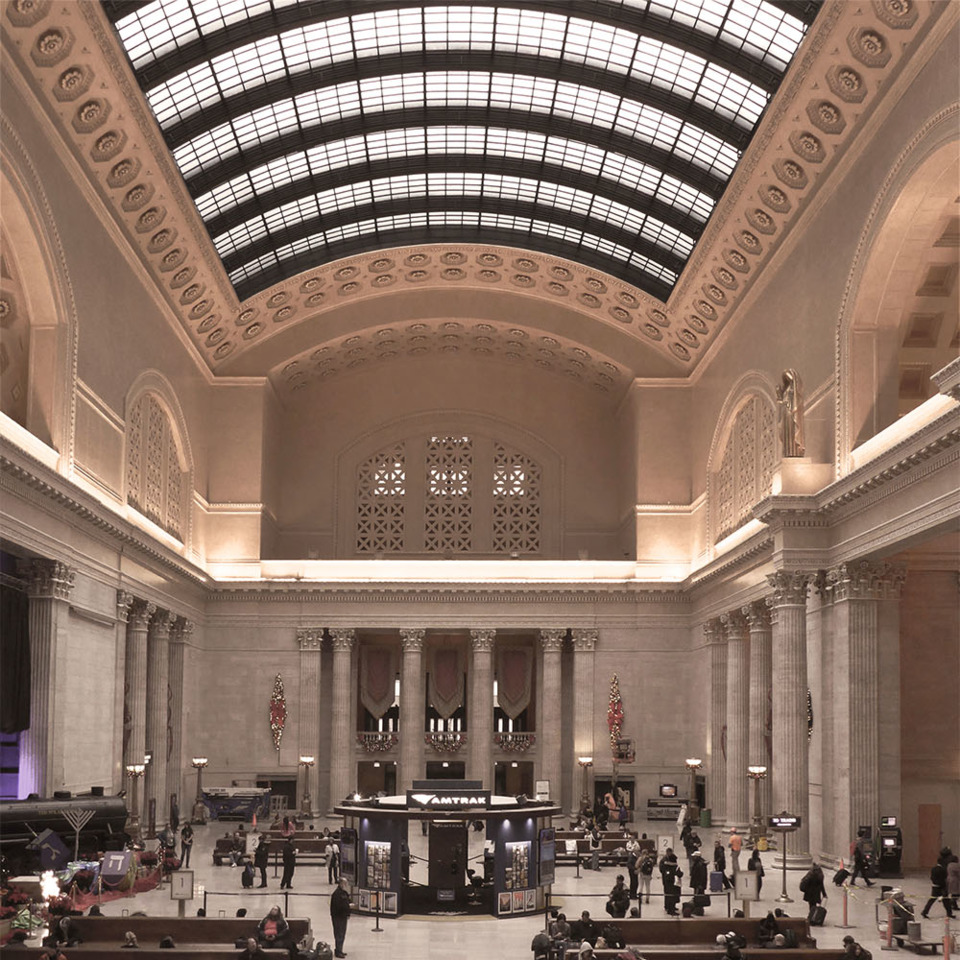 Chicago Union Station Great Hall restoration work completed in time for